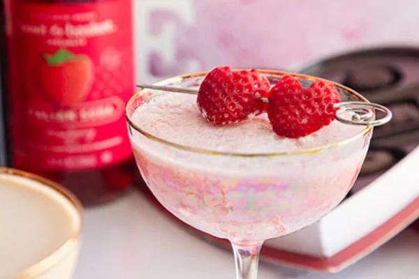 Strawberry Valentines Mocktail